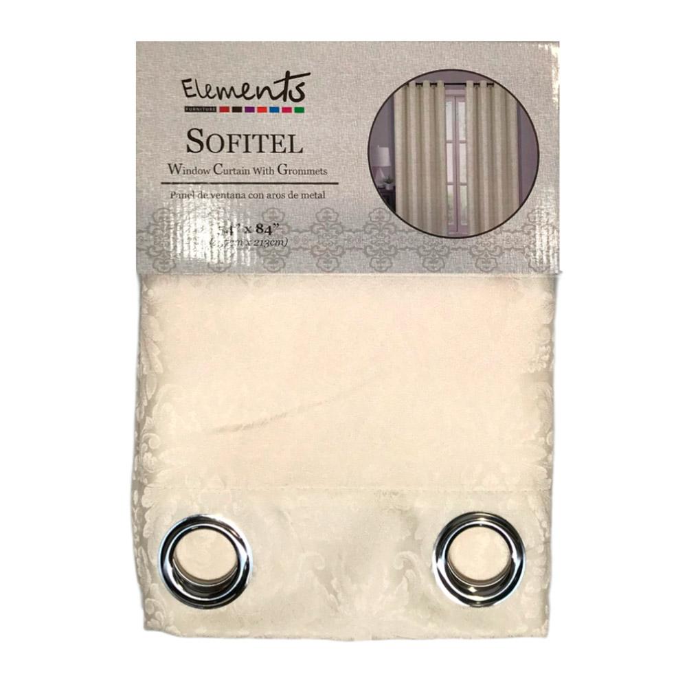 Cortina Elements Furniture Sofitel Con Aros 54" x 84" - Beige