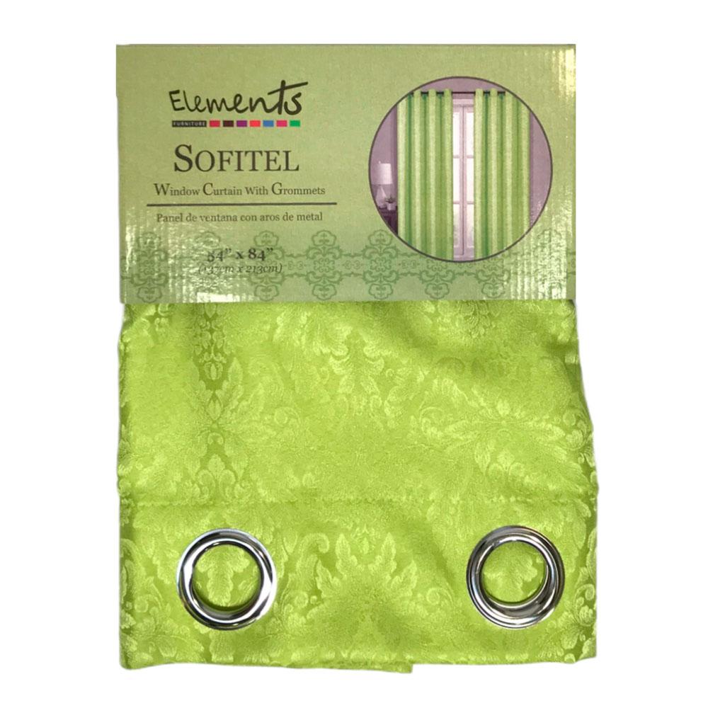 Cortina Elements Furniture Sofitel Con Aros 54" x 84" - Lima Claro