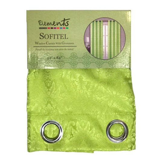 Cortina Elements Furniture Sofitel Con Aros 54" x 84" - Lima Claro