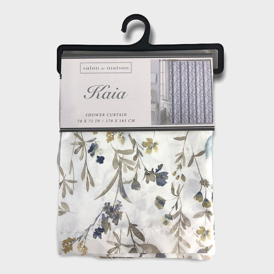 Cortina de Baño Regal Home Kaia de Tela 70" x 72" - Beige Oscuro