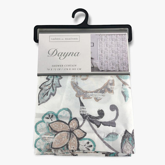 Cortina de Baño Regal Home Dayna de 70" x 72" - Aguamarina Claro