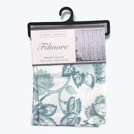 Cortina de Baño Regal Home Filmore de 70'' x 72'' - Aguamarina Claro