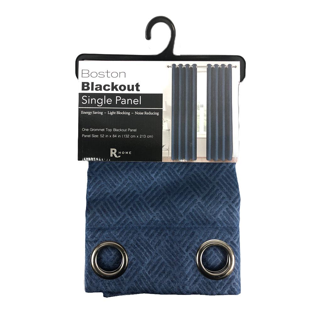 Cortina Regal Home Boston Blackout de 54" x 84" - Azul Marino