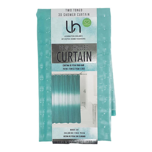 Cortina de Baño Estex Peva 70" x 72" - Azul Cielo