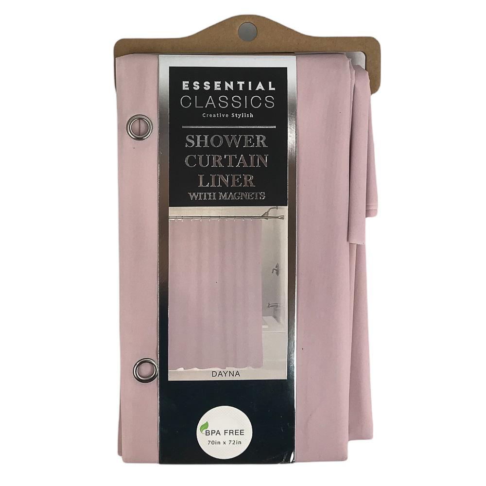 Cortina Para Baño 3D Estex Essential Classic Peva de 70" x 72" - Durazno