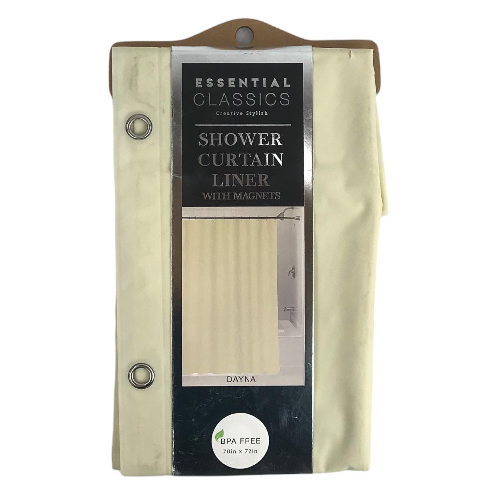 Cortina Para Baño 3D Estex Essential Classic Peva de 70" x 72" - Beige