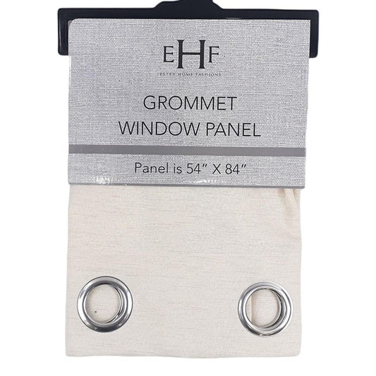 Cortina Estex Con Aros de Metal 54" x 84" - Amarillo Claro