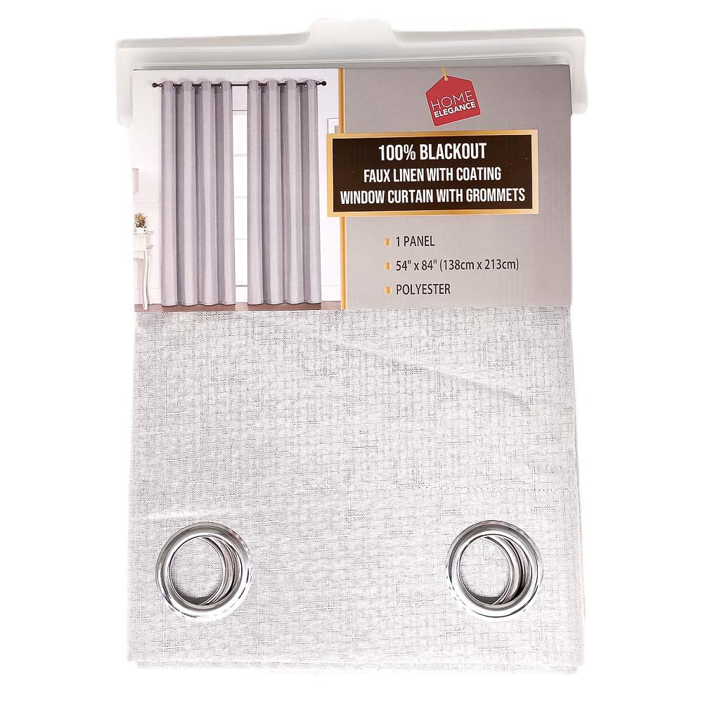 Cortina Blackout Con Aros Home Elegance 54'' x 84'' - Beige