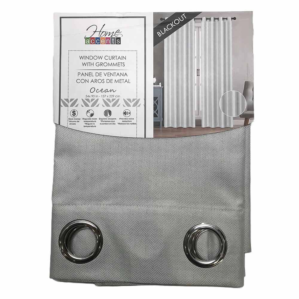 Cortina Home Accents Ocean Blackout Con Aros 54" x 90" - Beige