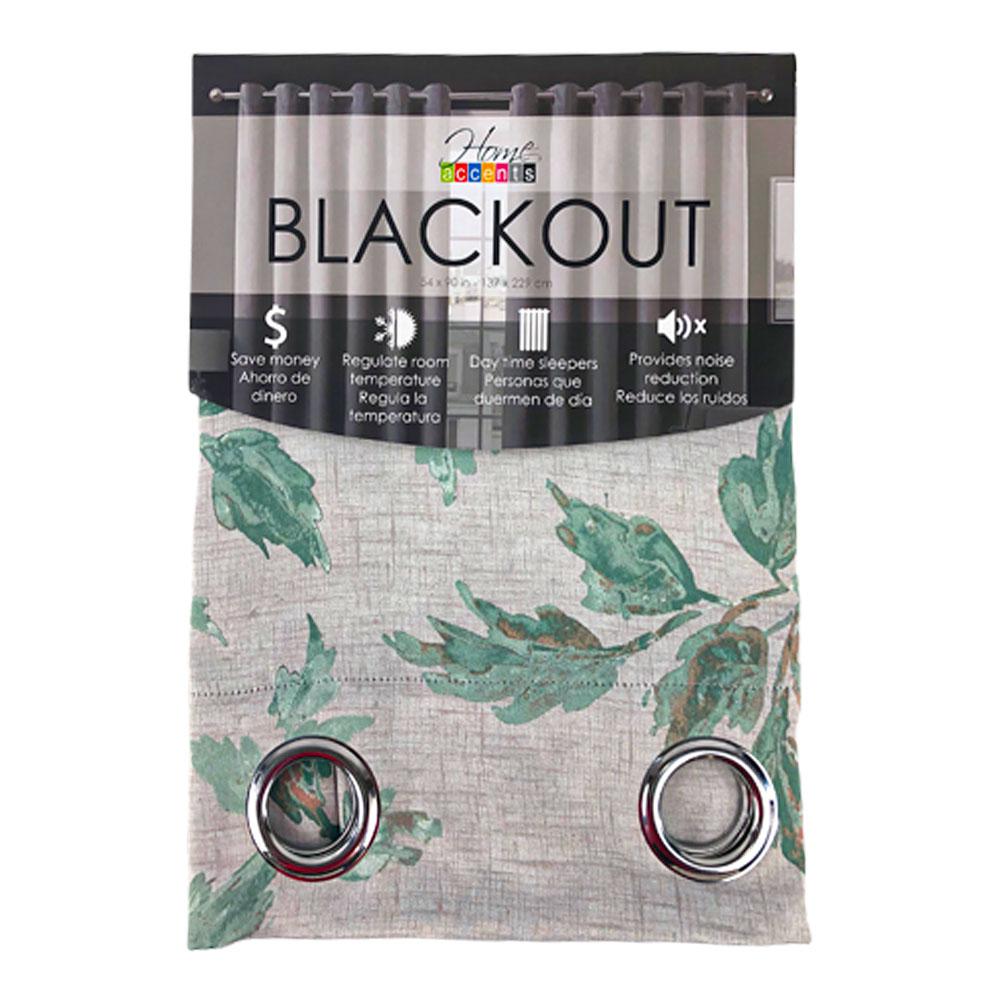 Cortina Home Accents Magui Estampado Blackout 54" x 90"