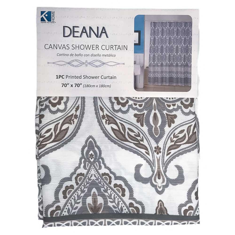 Cortina Kashi Home de Baño Estampado 70" x 70"