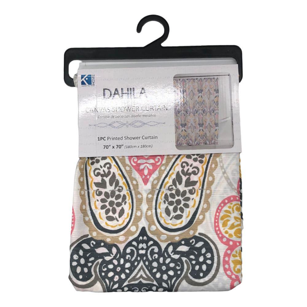 Cortina Kashi Home Dahila 70" x 70" - Surtido