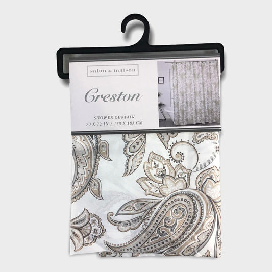 Cortina de Baño Regal Home Creston de 70'' x 72'' - Dorado