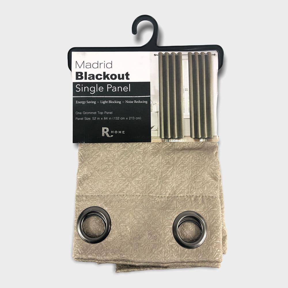 Cortina Regal Home Madrid Blackout de 54" x 84" - Dorado Oscuro