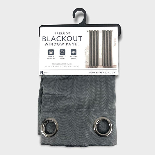 Cortina Regal Home Prelude Blackout de 52" x 84" - Gris