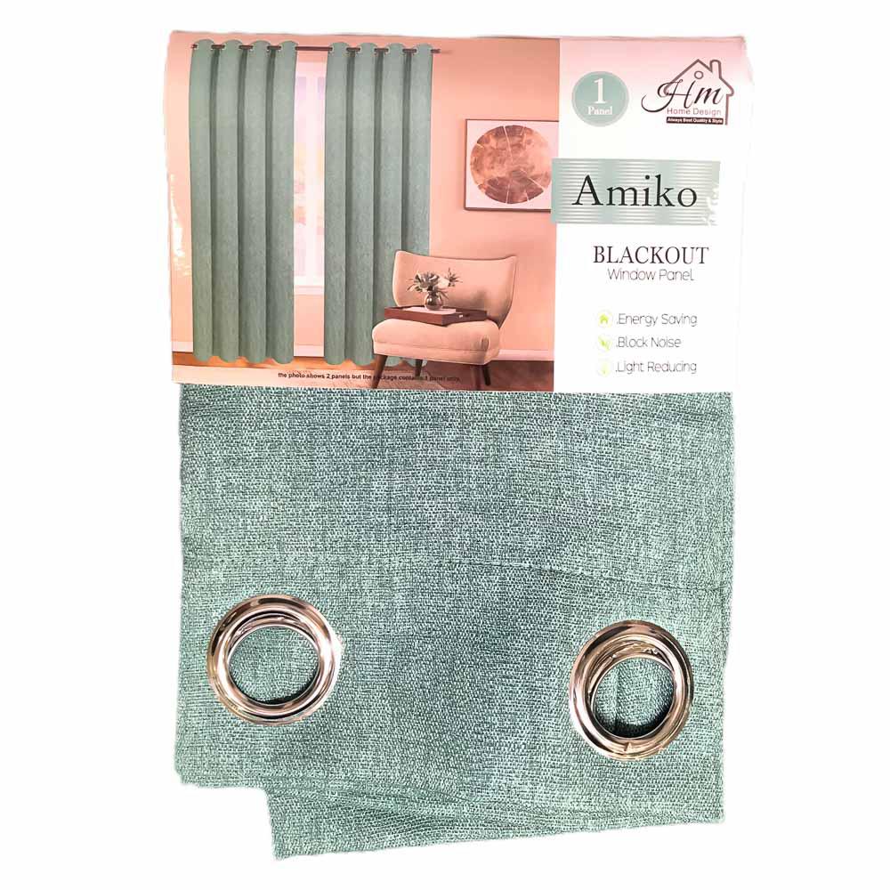 Cortina Home Design Amiko de 54" x 84" - Plateado