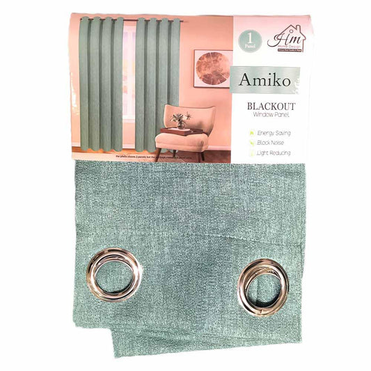 Cortina Home Design Amiko de 54" x 84" - Plateado