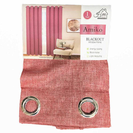 Cortina Home Design Amiko de 54" x 84" - Rose Gold