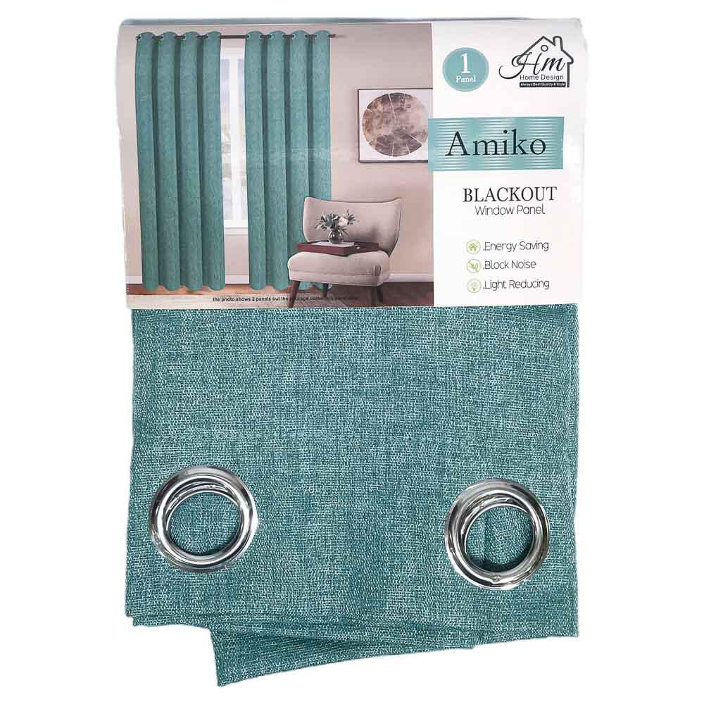 Cortina Home Design Amiko de 54" x 84" - Aguamarina Claro