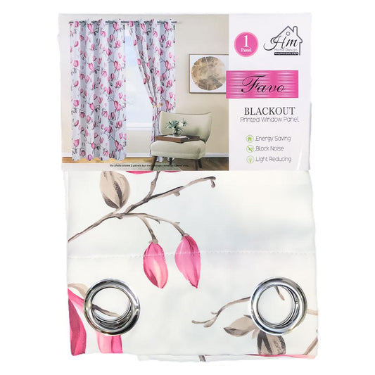 Cortina Home Desing Favo Blackout 54" x 84" - Rosa