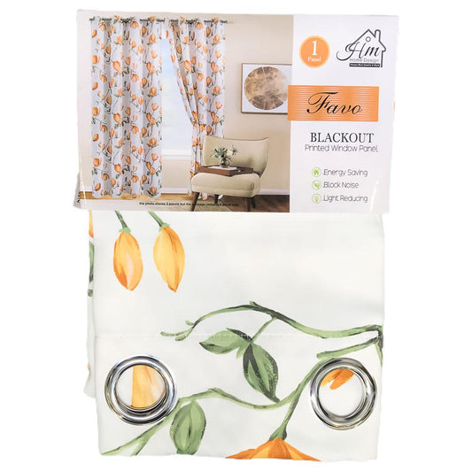 Cortina Home Desing Favo Blackout 54" x 84" - Amarillo Claro