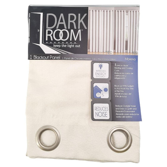 Cortina Victoria Classics Morena Blackout Con Aros de 55'' x 90'' - Marfil