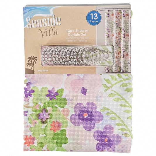 Cortina Para Baño Victoria Classic Shay Floral de 72" x 72"