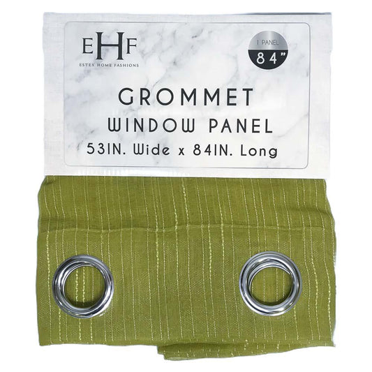 Cortina Estex Thea con Aros 54" x 84" - Verde Claro