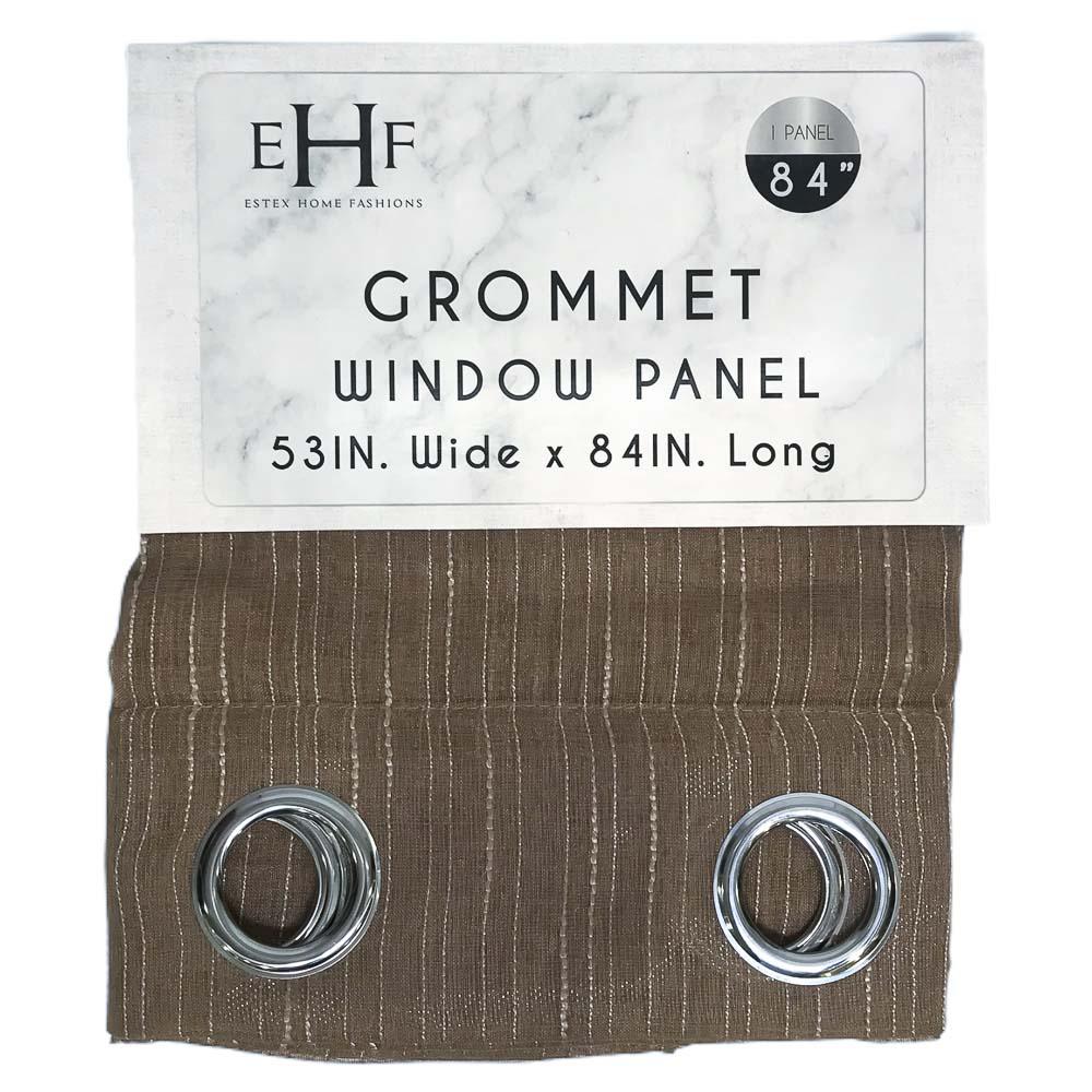 Cortina Estex Thea con Aros 54" x 84" - Beige Oscuro