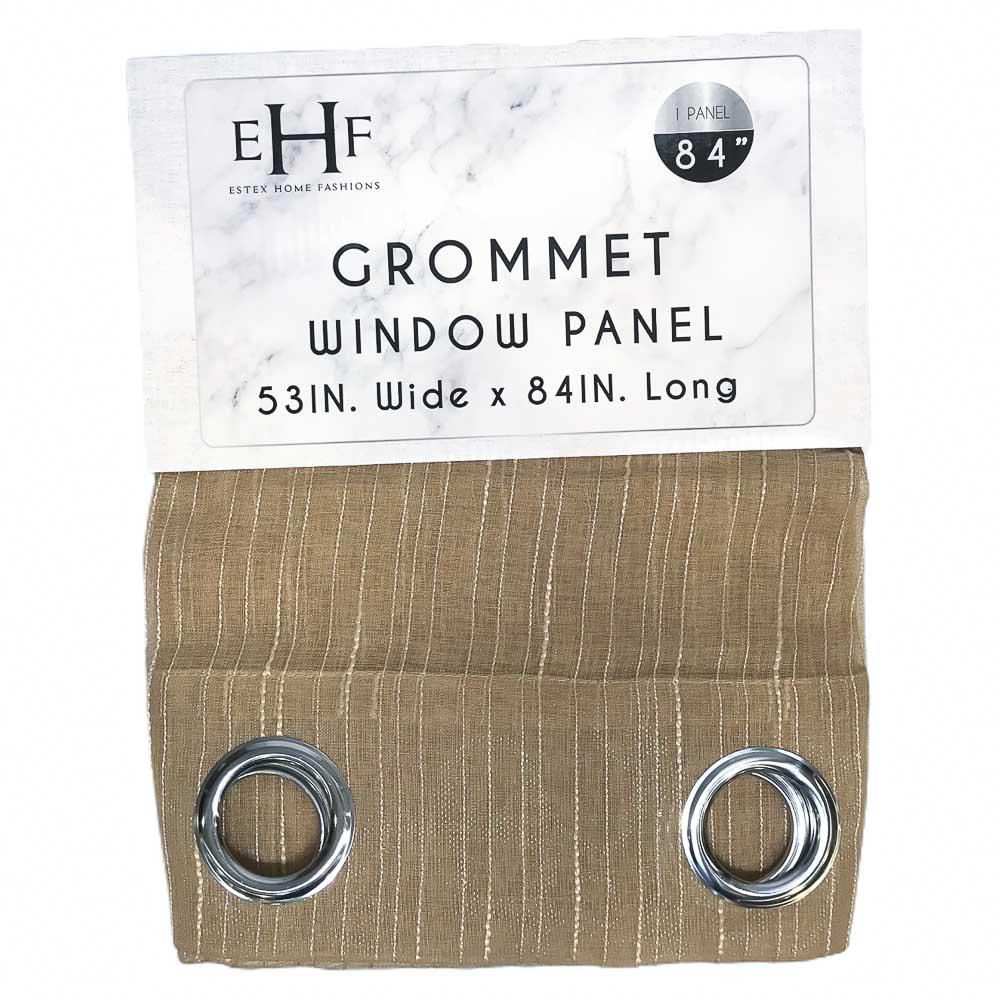 Cortina Estex Thea con Aros 54" x 84" - Beige