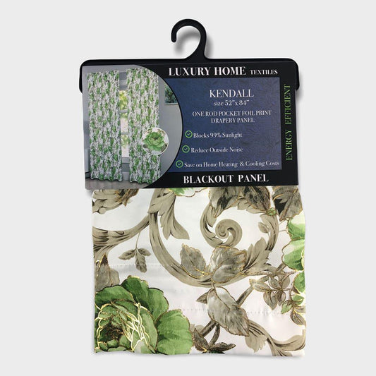 Cortina Luxury Kendall Blackout de 54" x 84" - Verde Claro