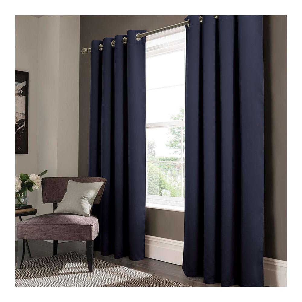 Cortina Rt Designer Anchorage Blackout Con Aros 54" x 90" - Turquesa Azulado