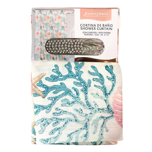 Cortina Para Baño Scarlett Classic 70" x 72" - Surtido