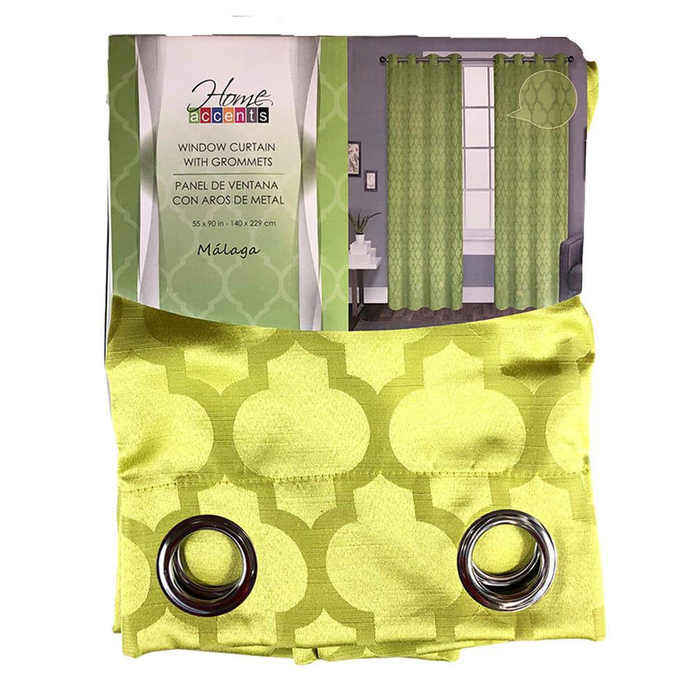 Cortina Home Accents Málaga Con Aros 55" x 90" - Lima