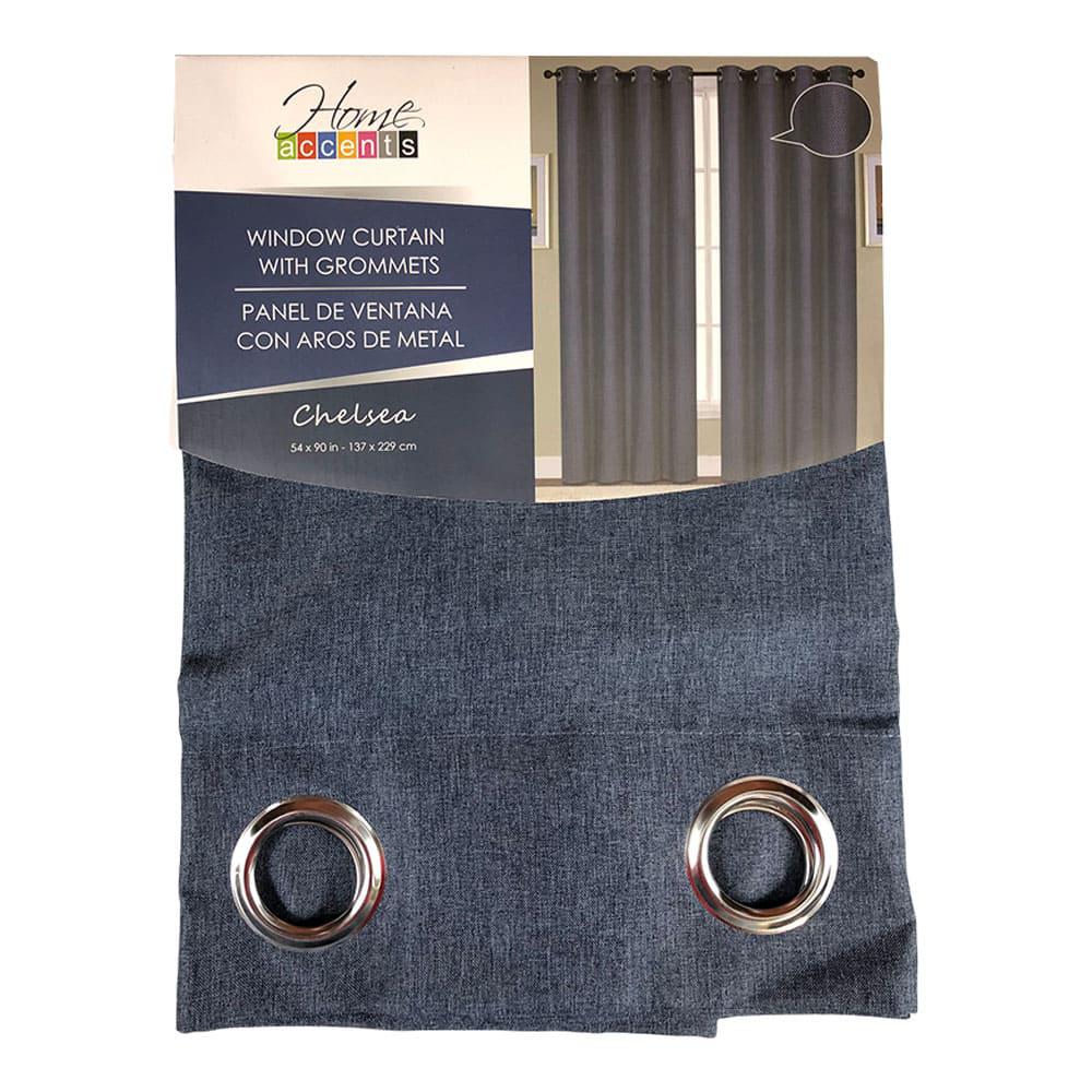 Cortina Home Accents Chelsea de 54" x 90" - Azul