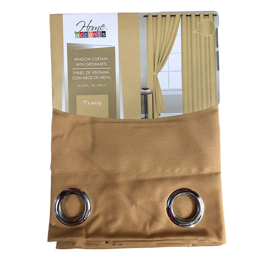 Cortina Home Accents Tracy de 54'' x 90'' - Dorado