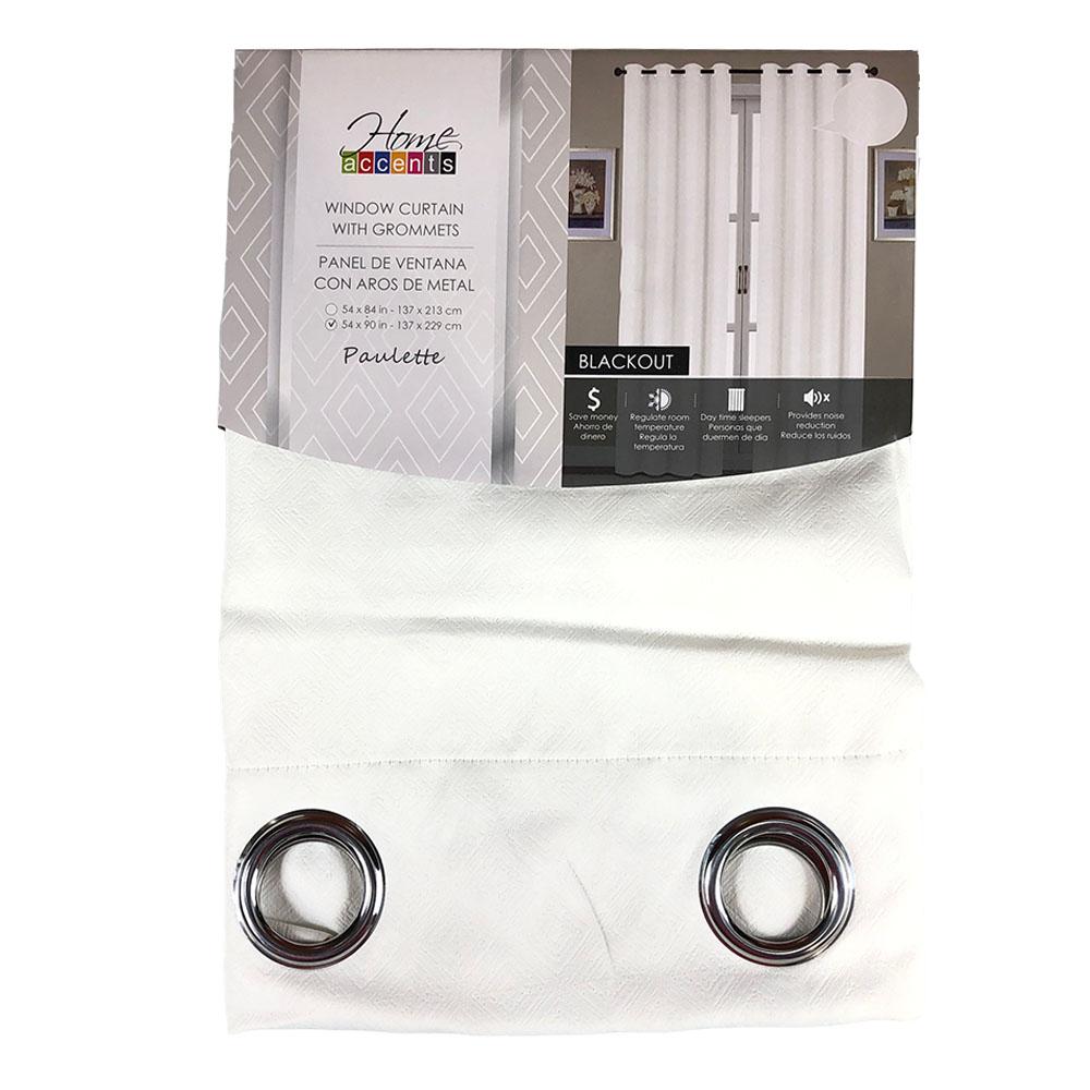 Cortina Home Accents Paulette 54" x 90 Con Aros