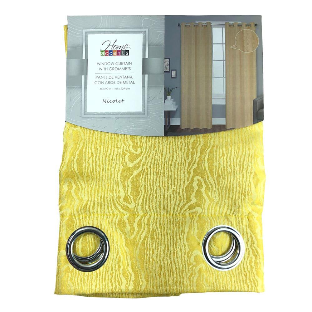 Cortina Home Accent Nicolet Blackout 55" x 90" - Amarillo