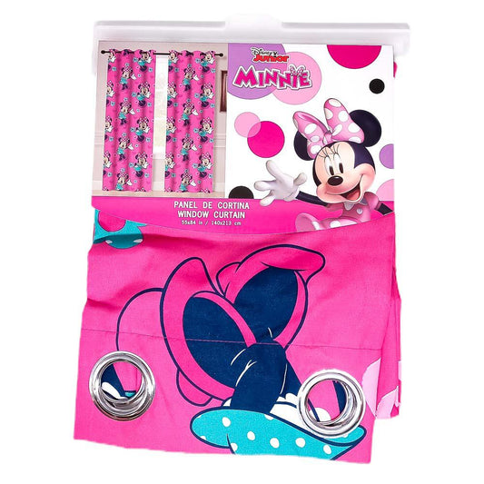 Cortina Infantil Con Aros Minnie Mouse 55'' x 84''