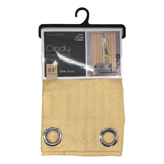 Cortina Home Design Cindy Con Aros 54" x 84" - Trigo