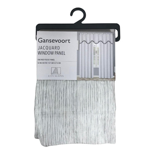 Cortina Regal Home Gansevoort Rod Pocket de 54" x 84" - Gris Claro