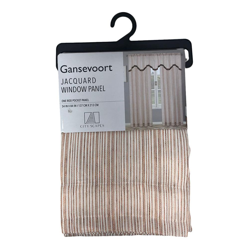 Cortina Regal Home Gansevoort Rod Pocket de 54" x 84" - Chocolate