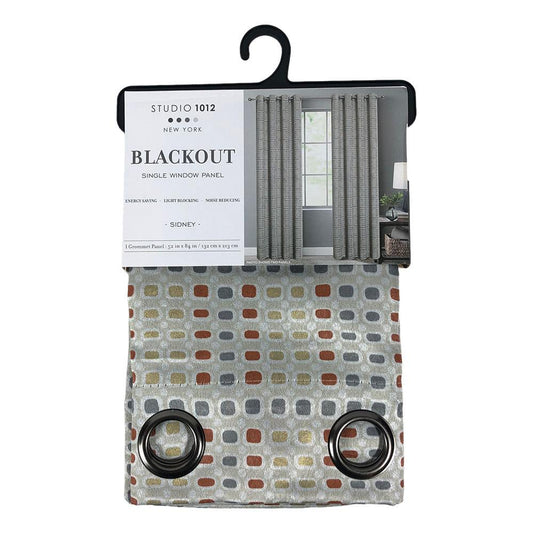 Cortina Sidney Regal Home Blackout Con Aros de 54" x 84" - Beige Oscuro