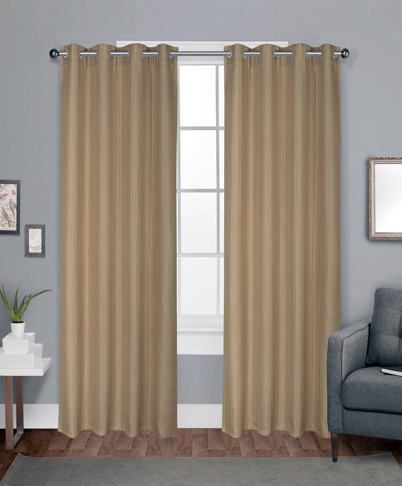 Cortina Aileen Home Accents Con Aros 54" x 84" - Chocolate