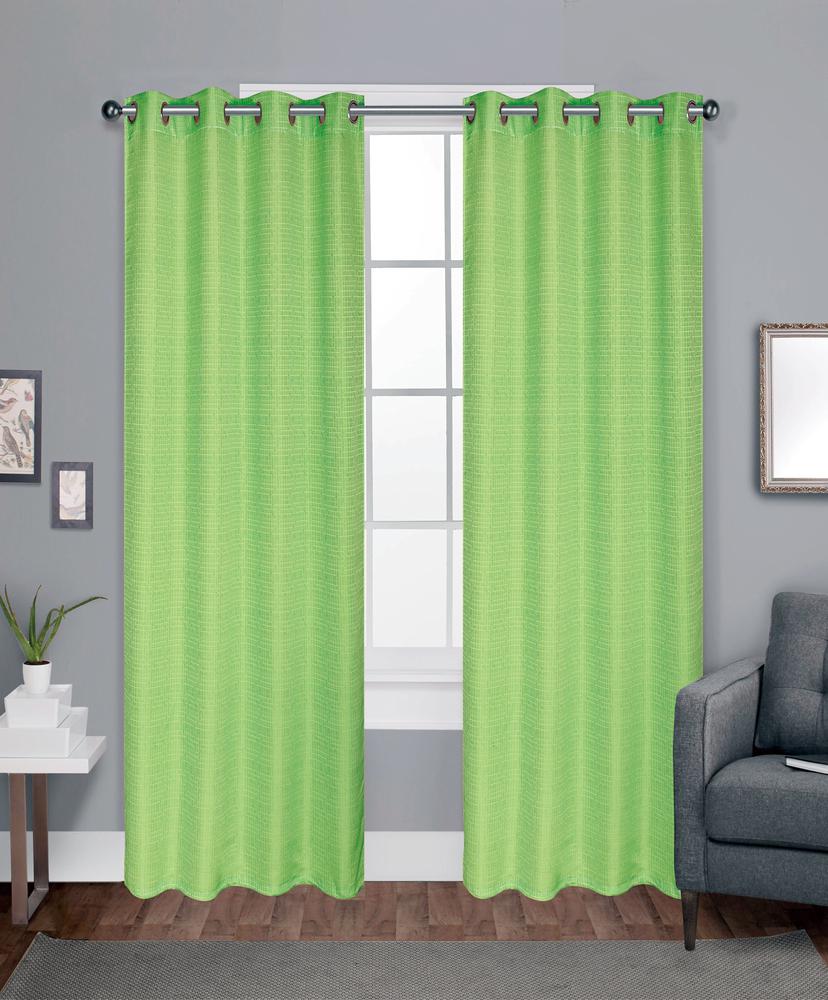 Cortina Jeniffer Home Accents Con Aros 54" x 84" - Lima Claro