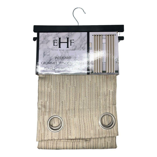 Cortina Laney Estex Con Aros de 54" x 84" - Trigo