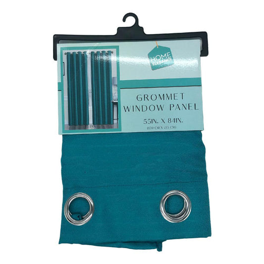 Cortina Home Elegance Elian 54" x 84" C/Aros - Turquesa