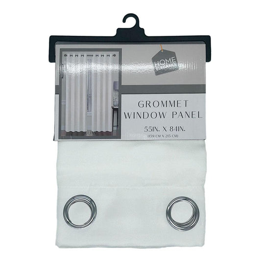 Cortina Home Elegance Julian Con Aros 55" x 84" - Blanco