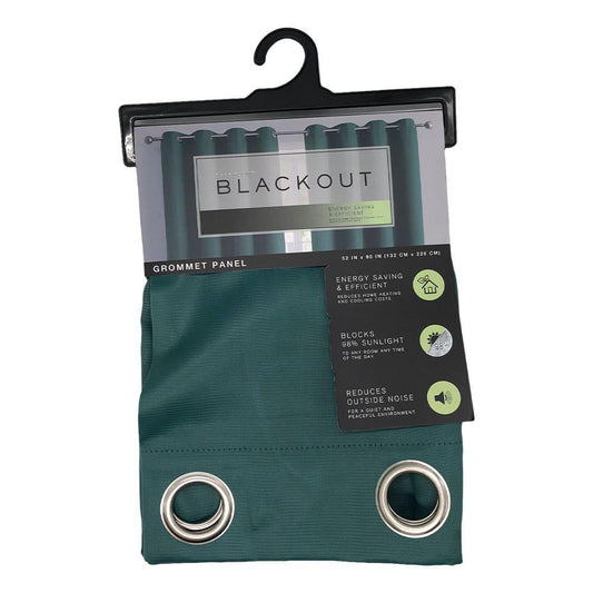 Cortina Victoria Classics Apollo Blackout de 55" x 90" - Verde Oscuro