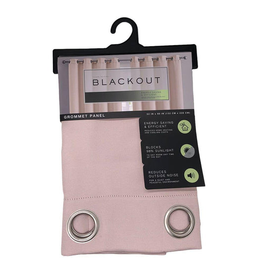 Cortina Victoria Classics Apollo Blackout de 55" x 90" - Rosa Claro